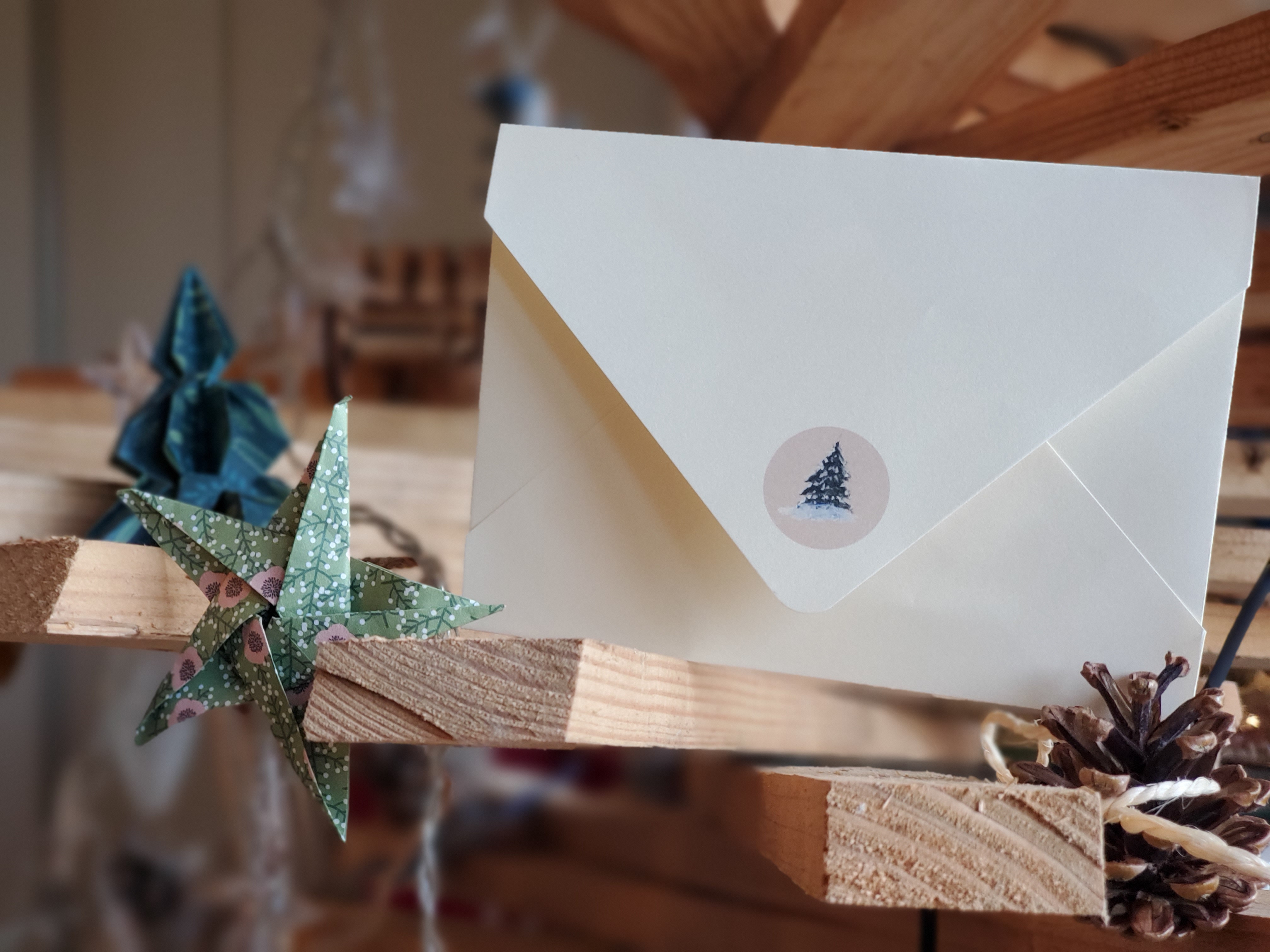 Enveloppe - sapin