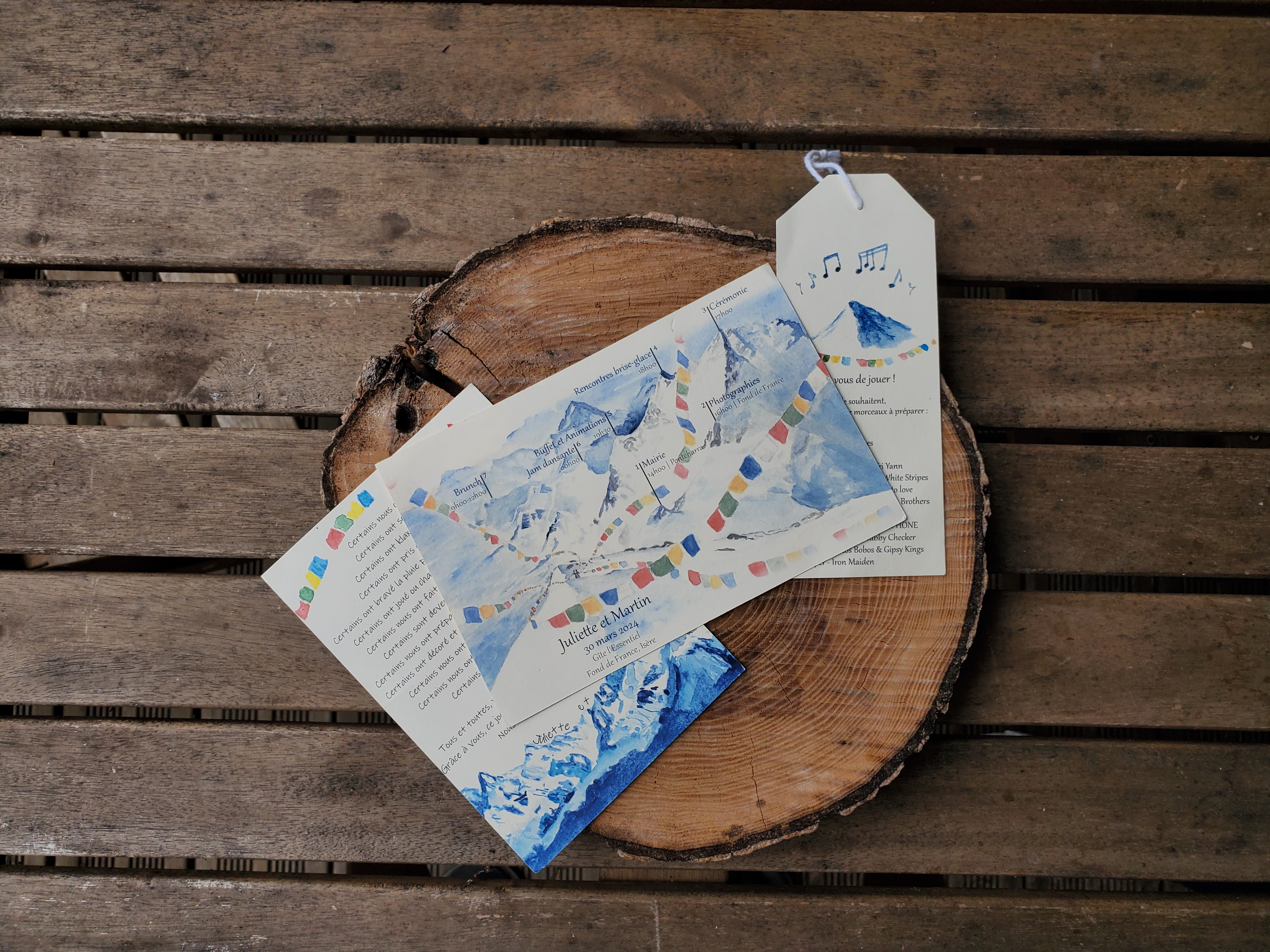 Exemple de faire-parts de mariage