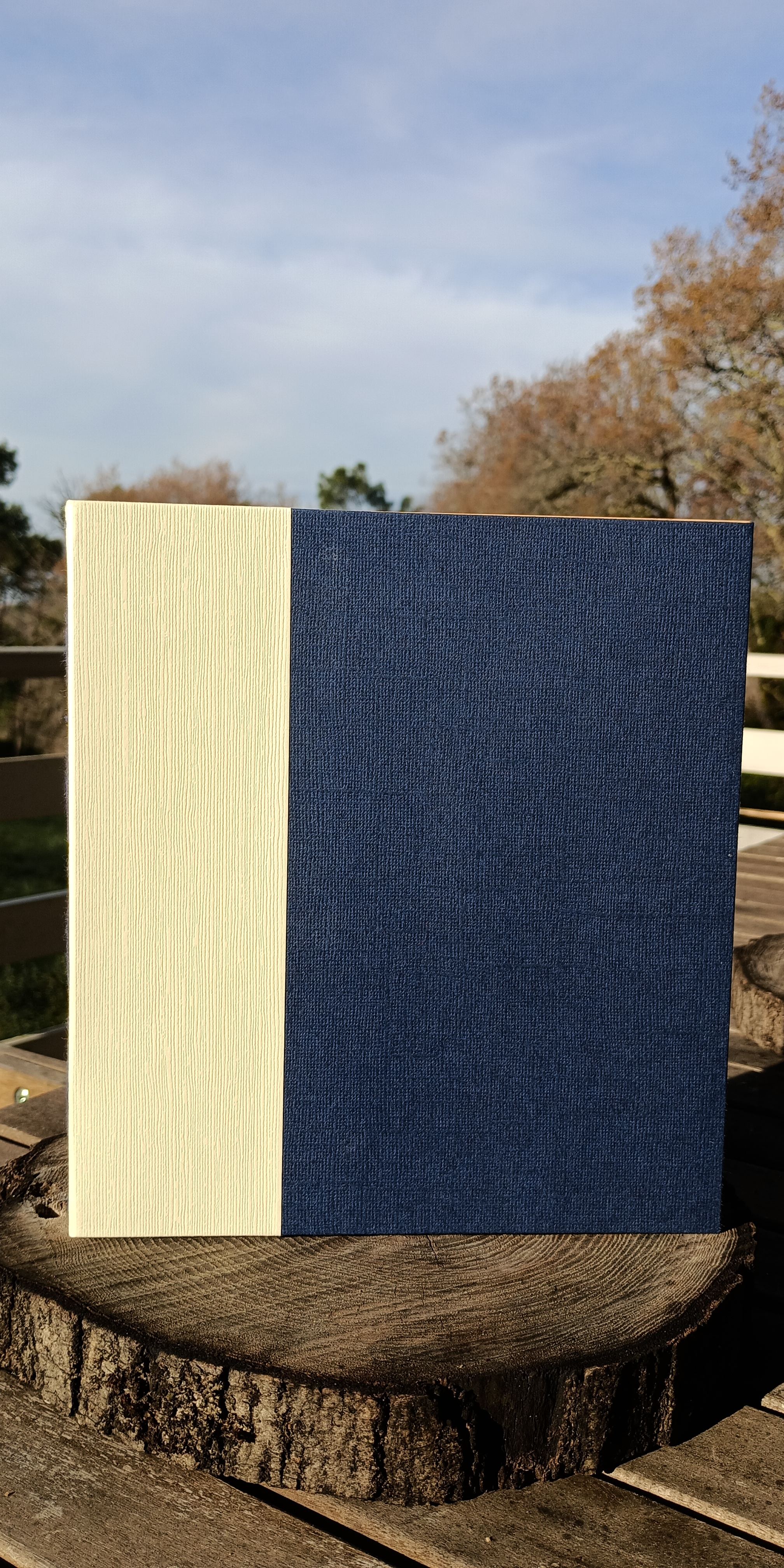 Petit album - bleu pétrole