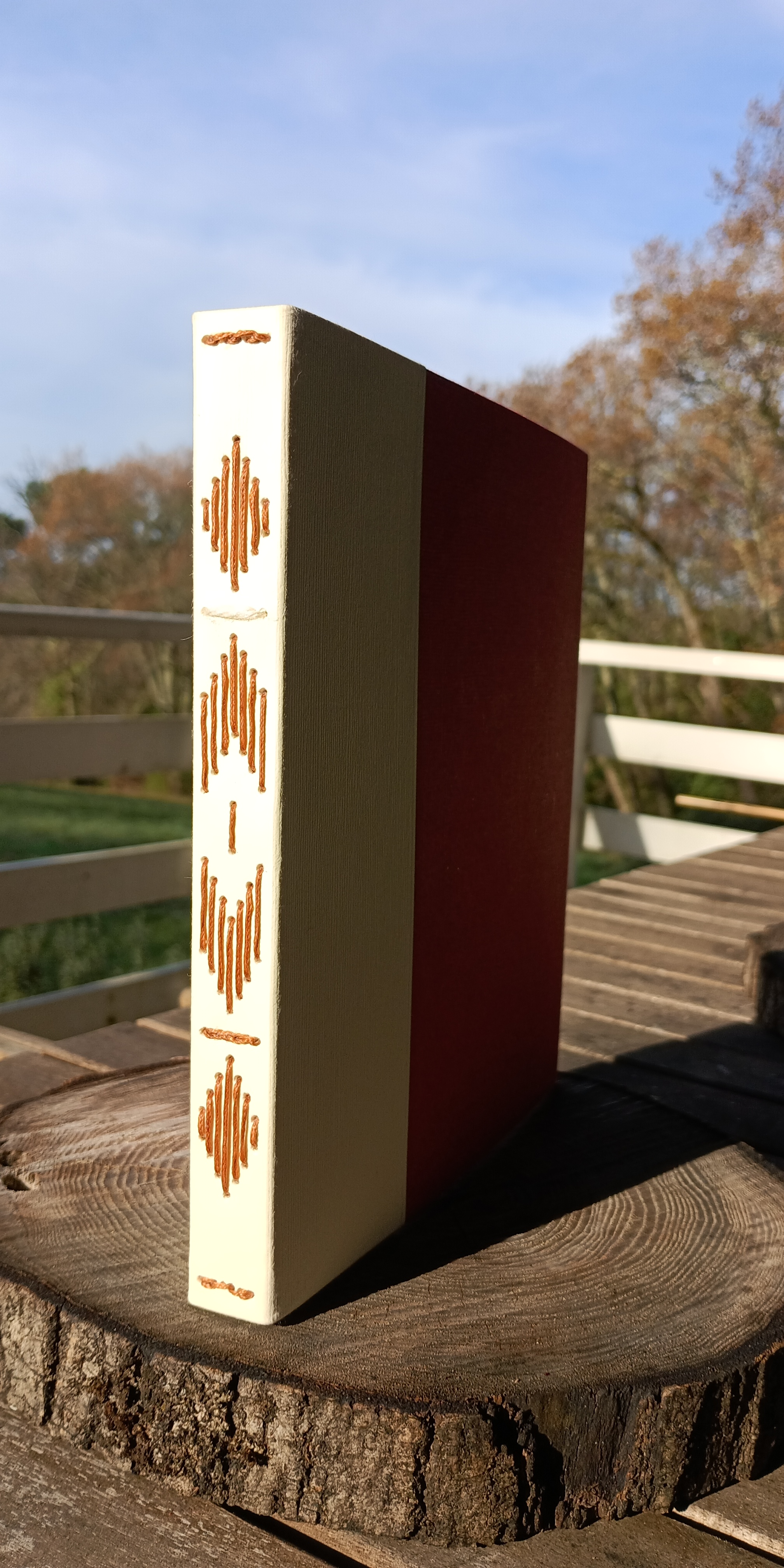 Petit album - rouge - dos